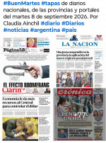 Tapas de diarios nacionales, de las provincias y portales del pa�s 8 de septiembre 2026