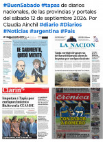 Tapas de diarios nacionales, de las provincias y portales del pa�s 12 de septiembre 2026