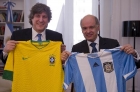  Boudou recibi al Embajador de Brasil 