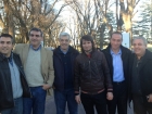 Marcos Patronelli se sum a la campaa de Martn Insaurralde. Acompa a Julin Domnguez en un foro con productores agropecuarios en el INTA Pergamino 