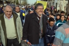   Chino Navarro estuvo en el Barrio Soledad en Fiorito 