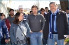  El Chino Navarro estuvo en Malvinas Argentinas, Barrio Loma Verde, en Almirante Brown 