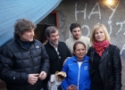  Amado Boudou, Gustavo Tio Di Marzio y Florencia Saintout de recorrida en La Plata 