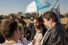  Lozano y Hagman recorrieron la Costanera Sur 