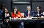   Gradacshi en el desayuno de Mujeres del Frente para la Victoria 