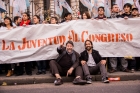  Lozano, Hagman y jvenes llevaron sus propuestas al Congreso y realizaron un Banderazo 