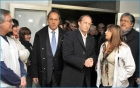  Chino Navarro con Scioli, Insaurralde y Di Tullio en inauguracin del Shock Room peditrico del Gandulfo 