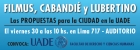  Filmus, Cabandi y Lubertino: Propuestas para la Ciudad 