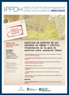 Políticas de archivos en los procesos de verdad y justicia