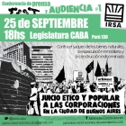  Conferencia de Prensa y Primera audiencia del Juicio tico y Popular a las Corporaciones en la Ciudad de Buenos Aires contra IRSA