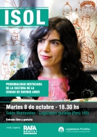  Martes 8 de Octubre: Isol, dibujante y autora, Personalidad destacada de la Cultura de la CABA 