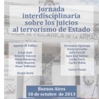  Hoy:jornada interdisciplinaria sobre los juicios por delitos de lesa humanidad 