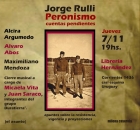  Presentacin del libro:Peronismo: Cuentas Pendientes de Jorge Eduardo Rulli