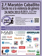 Maratn Caballito Decile NO a la violencia de gnero