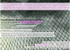  Procedimiento. Memoria de la Perla y la Ribera