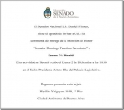  Senado- Mencin de Honor a Susana Rinaldi
