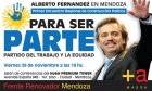  Alberto Fernndez presenta su partido en Mendoza