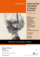 Muestra del Taller Entrenamiento y Produccin Teatral BCN