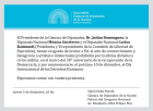 Diputados- Acto de reconocimiento y desagravio a artistas e intelectuales prohibidos en la ltima dictadura