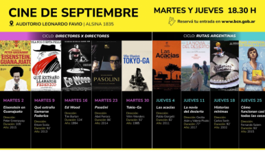 La Biblioteca del Congreso presenta dos nuevos ciclos de cine en septiembre