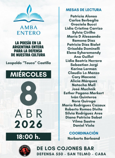 La Poes�a en la Argentina Entera para la defensa de nuestra Cultura. Por Norberto Barleand