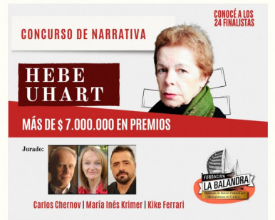 24 cuentos finalistas del Concurso Hebe Uhart