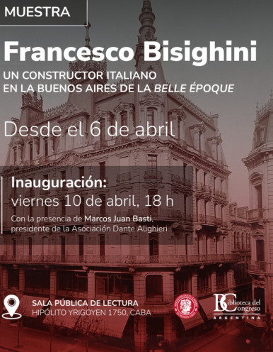 La Biblioteca del Congreso inaugura una muestra dedicada a Francesco Bisighini, constructor italiano de la belle �poque