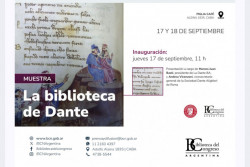 Muestra La Biblioteca de Dante en el Espacio Cultural BCN