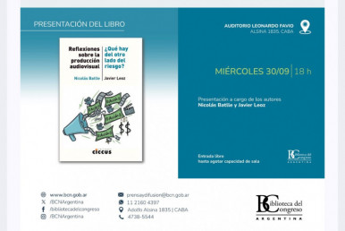 Presentaci�n del libro Reflexiones sobre la producci�n audiovisual en la Biblioteca del Congreso